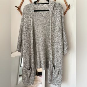 Garage Oversized Cardigan Grey Size Medium - Extra Large